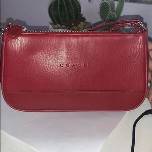 Authentic vintage red coach mini bag
